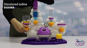 120470 | Discolored Iodine - Bubble Science Experiment Super Lab by Science can