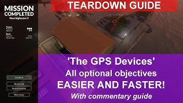 Faster, Better, Easier - "The GPS Devices" with ALL optional objectives V2