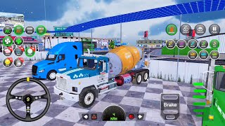 Drive Mixer Truck # US Construction Simulator JCB Android Gameplay screenshot 3