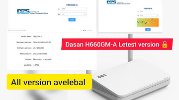 Dasan H660GM-A upgrade letest version!Supported Version V3.2.2120040 above 🔓
