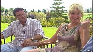 Antonio Banderas, entrevista en exclusiva con su novia Melanie Griffith (1995)