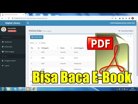 Aplikasi Perpustakaan Digital (Membaca E-book PDF)