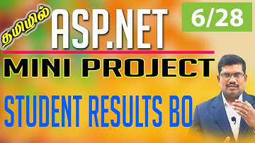 #6 Student Results BO || ASP.NET Mini Project In Tamil