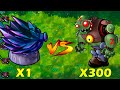 PVZ 1 Fusion Challenge!! 1 Plants Fusion VS 300 All Zombie Part 2 - Who Will Win? #6