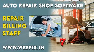 car workshop management | auto repair shop software | Weefix | Cloud based screenshot 1