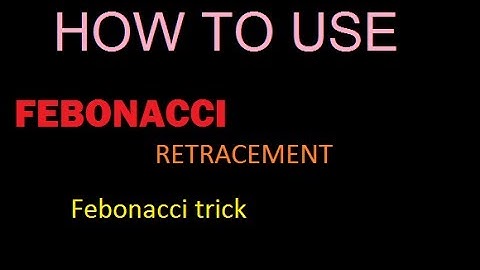how to use fibonacci retracement in stock trading - 1 hindi tutorial(intraday trading)part-1