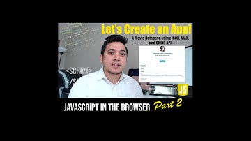Javascript in the Browser Part 2: Creating a Movie Connection Database App with JSON, AJAX, and API