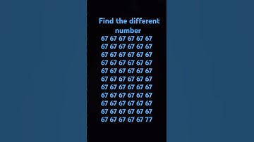 find the different number puzzle game challenge #shorts #trending #viralvideo #quiz #youtubeshorts