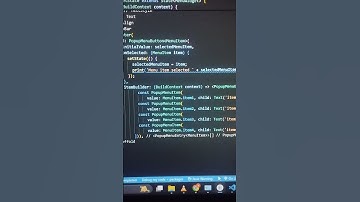 menu icon widget flutter #shorts #shortvideo #youtubeshorts