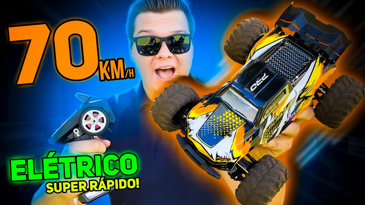 Carro de Controle Remoto 4x4 50km/h do Aliexpress: Nós Testamos! 