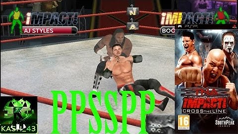 TNA Impact Cross The Line PPSSPP