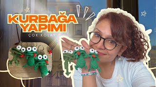 Amigurumi Kurbağa Anahtarlık Yapımı