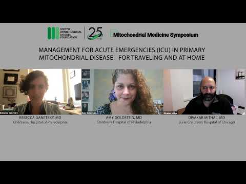 Mitochondrial Medicine 2021 - Management of Acute Emergencies (ICU) in Primary Mitochondrial Disease