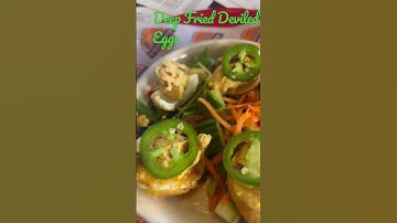 Delicious Deep Fried Deviled Eggs