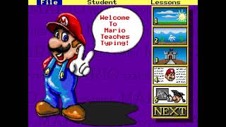 [TAS] DOS Mario Teaches Typing 