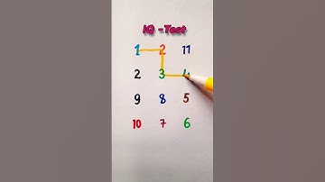 Draw a checkered path with numbers 1 to 10 .