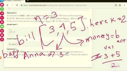 Bon appetit  hackerrank  solution