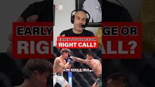 Did the referee make the right call here given the stakes of this fight? 🤔