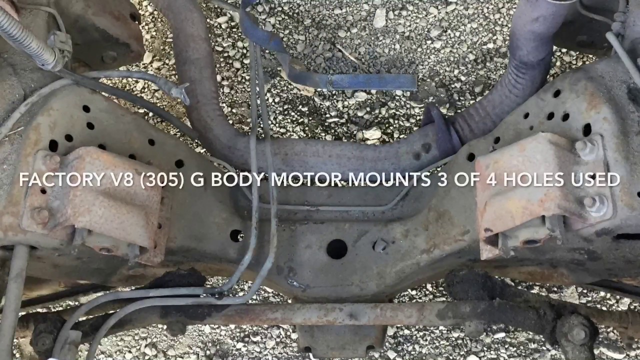 V6 to V8 swap Gbody 1980 Monte B.O.P. trans. (Partial) YouTube