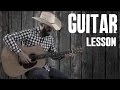Common bluegrass flatpicking licks  guitar lesson tutorial