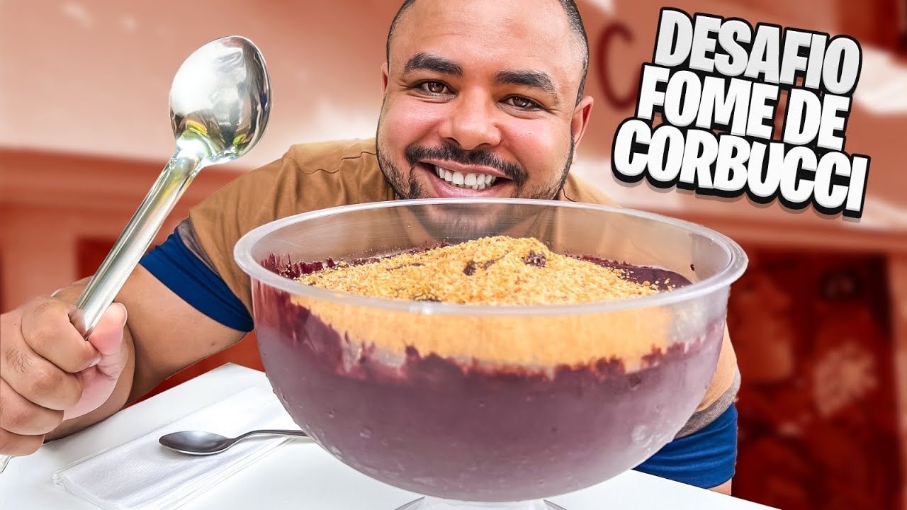 COMENDO 3 KG DE AÇAÍ | DESAFIO FOME DE CORBUCCI
