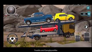 Offroad Transporter Car Trailer Parking Drive - Gameplay Walkthrough - Levels 1-10 screenshot 2