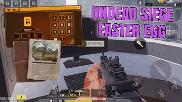 Undead Siege - PASSWORD EASTER EGG Tutorial - CODM Season 9