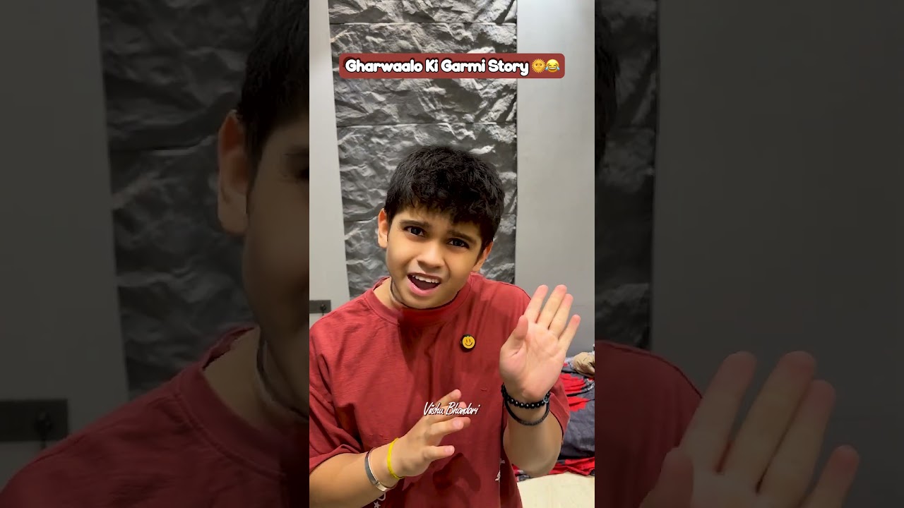 Gharwaalo Ki Garmi Story🌞😂 #shortsfeed #funnyshorts #shorts #story #storytime #garmi