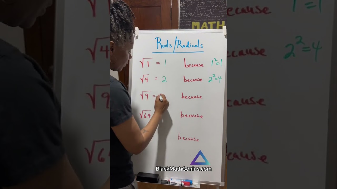 The inverse operations of roots & radicals. 