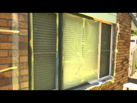 Aluminium Window Respray - YouTube