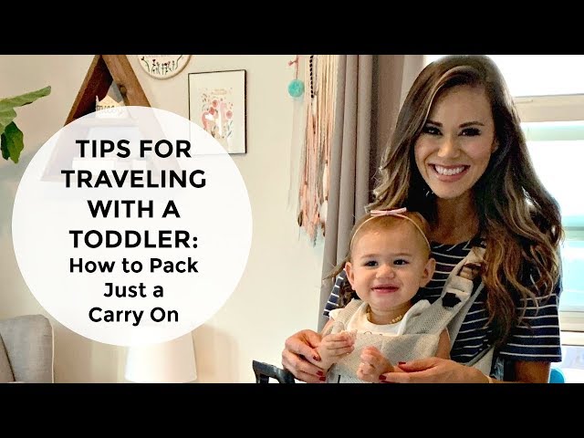 6 Key Packing Tips for Heading to the Airport With a Toddler