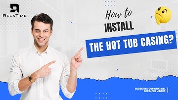 How to properly install the heating pump for an inflatable hot tub?  #RELXTIME