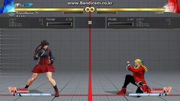 StreetFighterV_Season.3: Sakura Sweep Setup 01 - Against Normal Tech 3F.Jap