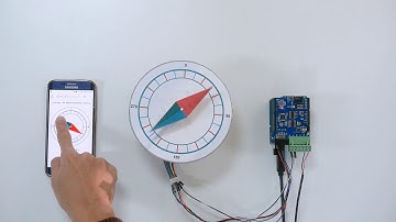 Arduino - Control Position of DC motor via Web