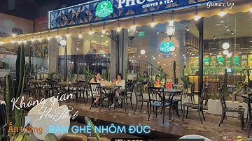 Bàn ghế cafe Nhôm Đúc | Tạo không gian cafe ấn tượng | Ngoại Thất Nhập Khẩu | Happy House Group