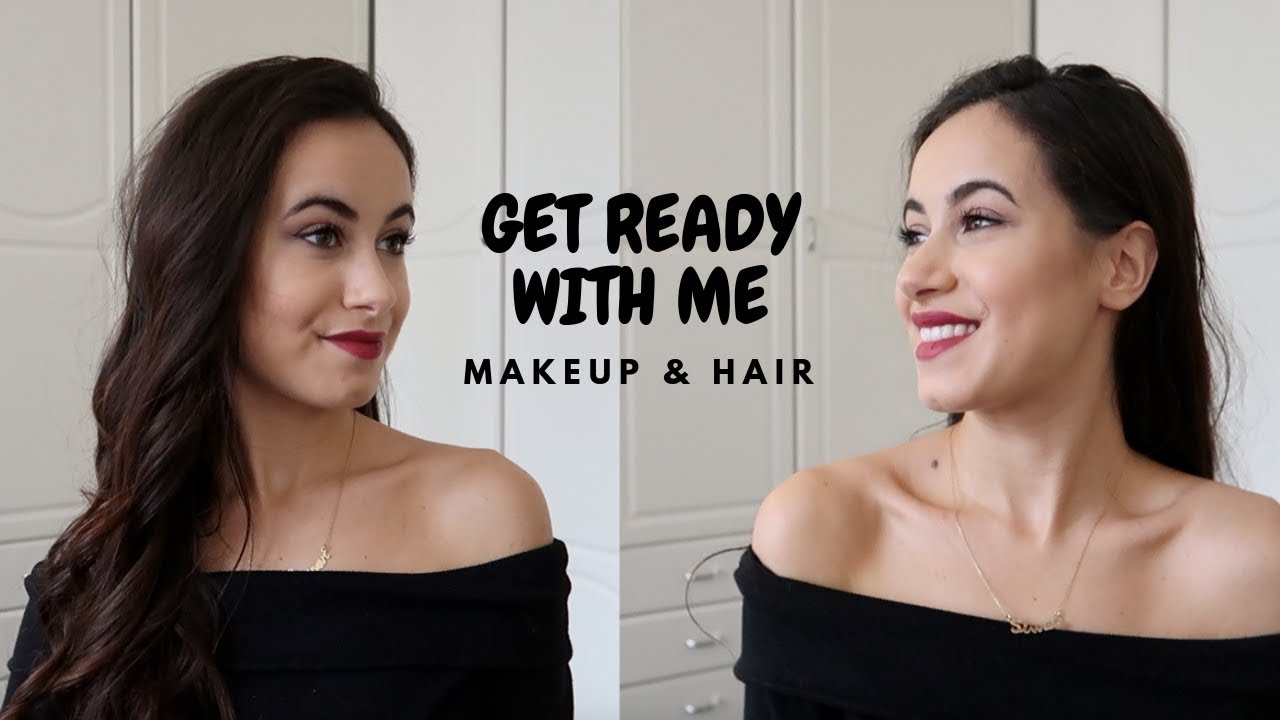 Get Ready With Me Makeup Wavy Hair Youtube