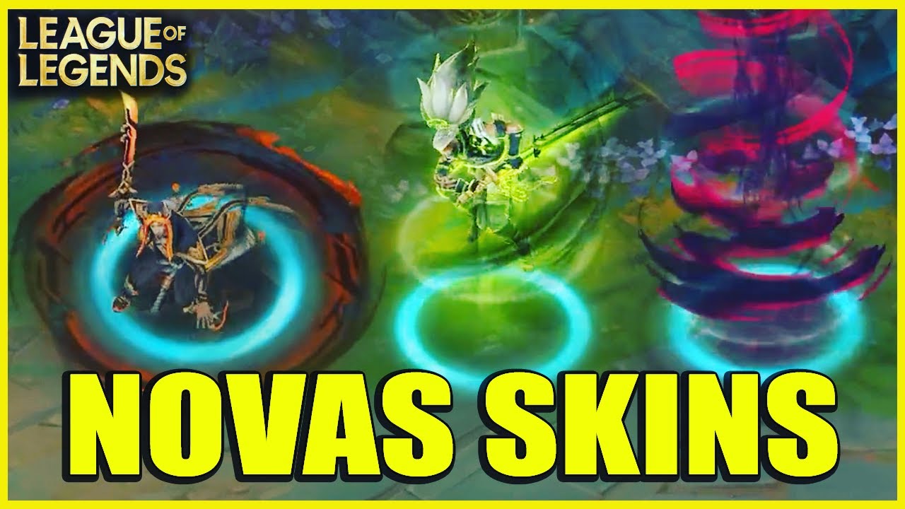 Novas Skins Tinta Sombria Para: Yone, Yasuo, Aurelion Sol, Kai'Sa, Udyr,  Volibear e Master Yi - Lol 