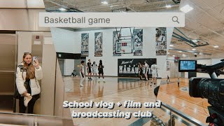 Canadian school vlog| Баскетбольна гра в канадській школі. Клуб фільму й бродкастингу 🤍