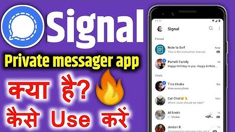 Signal App Kaise Use Kare | How to use single app | Signal private messager app