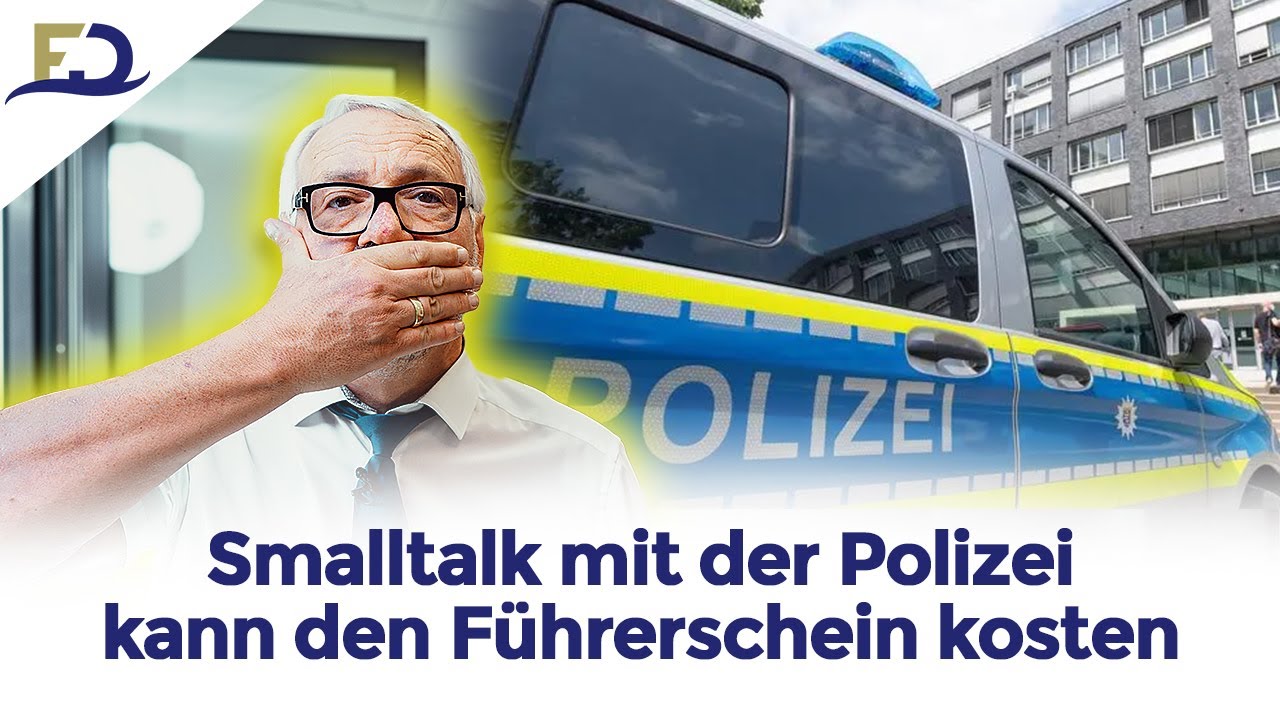 Smalltalk mit der Polizei kann den Führerschein kosten – dann heißt es: gesund leben und Rad fahren!