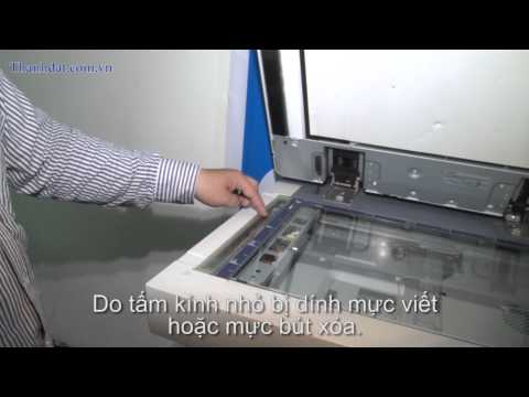 Hướng dẫn xử lí lỗi bản chụp bị vệt kẻ đen trên máy photocopy - http://thanhdat.com.vn/ | Foci