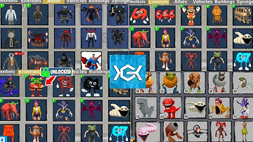 Nextbots in playground mod unlocked all free new characters italian brainrot 😱 chasing nextbots 🔥