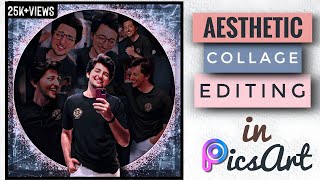 PicsArt easy aesthetic collage editing tutorial | Best photo editing tutorial in picsart screenshot 1