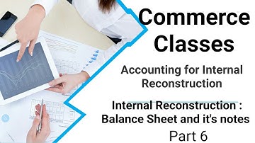 #6 Corporate Accounting-Internal Reconstruction(6) Understanding Balance Sheet after reconstruction