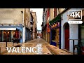 Valence beautiful city in france  walking tour 4k 