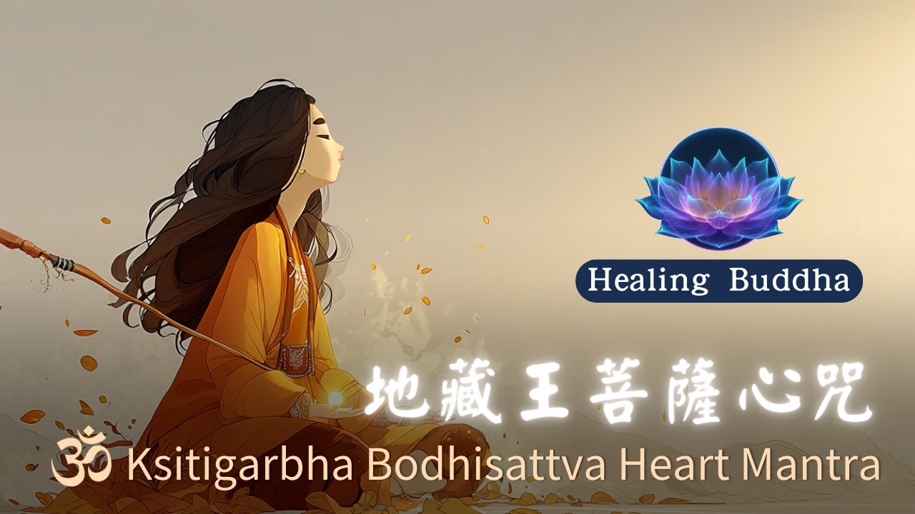 【地藏王心咒】療癒版 1小時 ⚡ 不可思議慈悲能量 | 安撫痛苦 | Ksitigarbha Heart Mantra Handpan Meditation