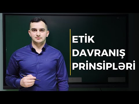 Video: İş etiketinin növləri, prinsipləri, normaları və əsasları