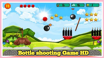 Bottle 🍾 Shooting Game 🎮 Gameplay Trailer ( iOS & Android ) Level 21-25 walkthrough