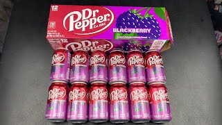 Dr. Pepper Blackberry 12 Pack Unboxing