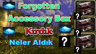 Forgotten Accessory Box Kırdık ve Bakın Neler Aldık ? Acaba Bu Sefer ?? Kar mı Zarar mı ? Acaba ?